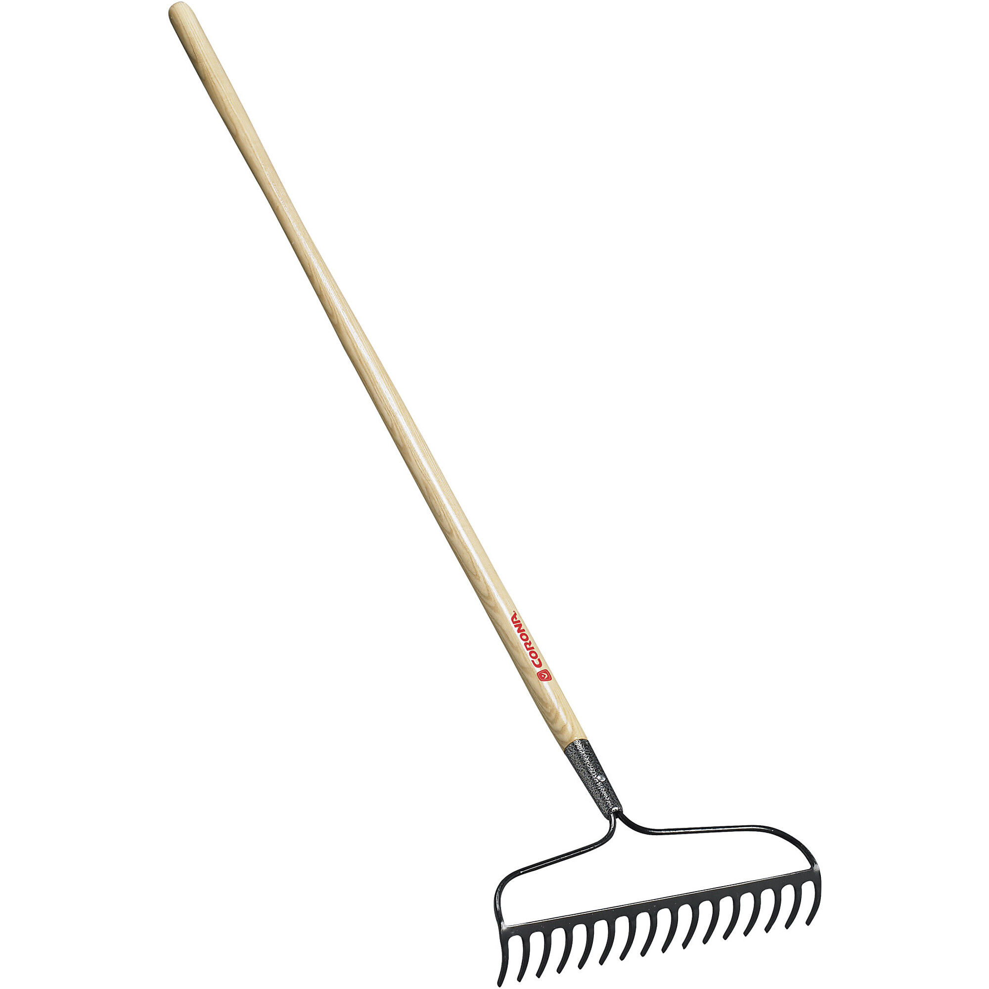 Corona Bow Head Rake — 16in. Head, 16 Tines, Ash Hardwood Handle, Model# RK 65002